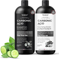 Thumbnail for Carbonic Acid Shampoo & Conditioner, Hair Growth, 16oz, Cucumber Mint Scent