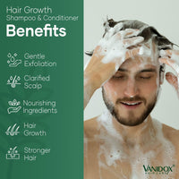 Thumbnail for Carbonic Acid Shampoo & Conditioner, Hair Growth, 16oz, Cucumber Mint Scent