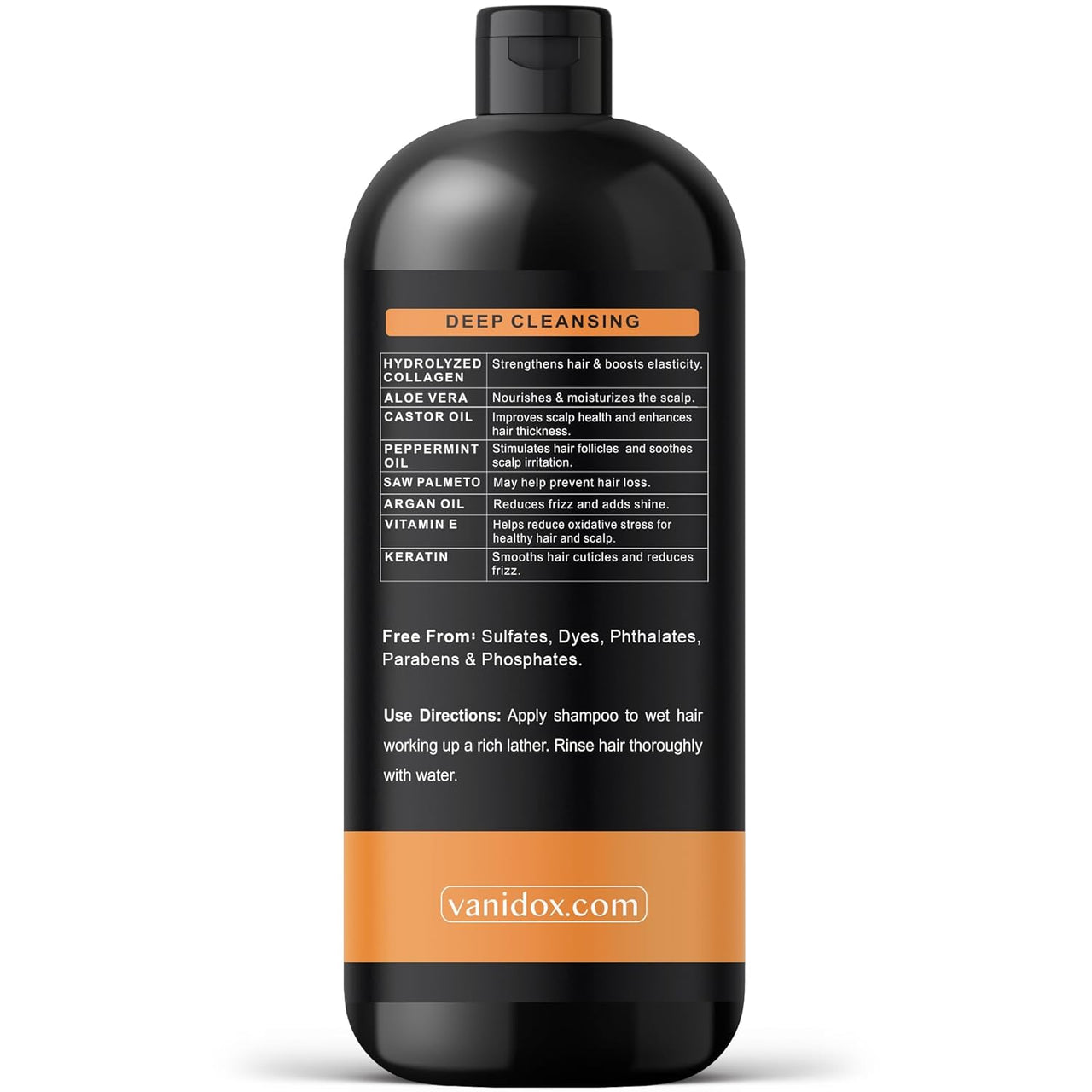 Tea Tree Shampoo with Biotin, 16oz, Itchy Scalp Relief, Sulfate-Free