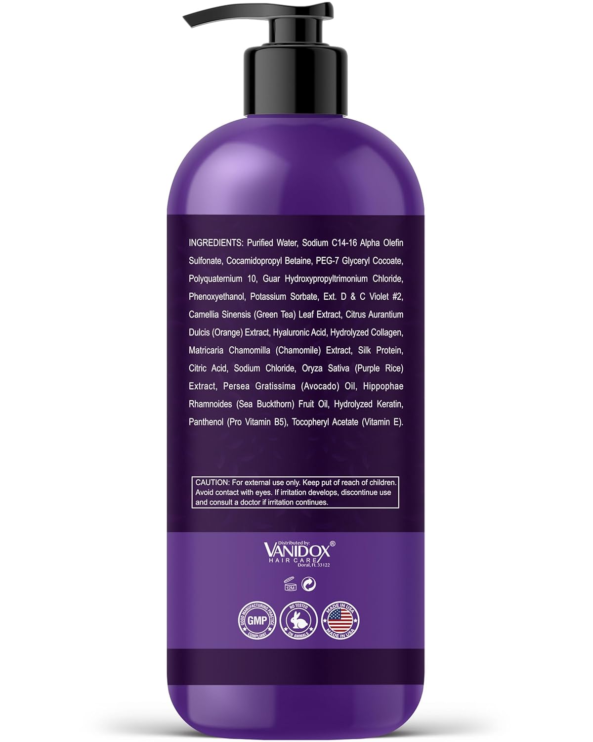 Sulfate-Free Purple Shampoo for Gray & Silver Hair, 16 fl oz for Women