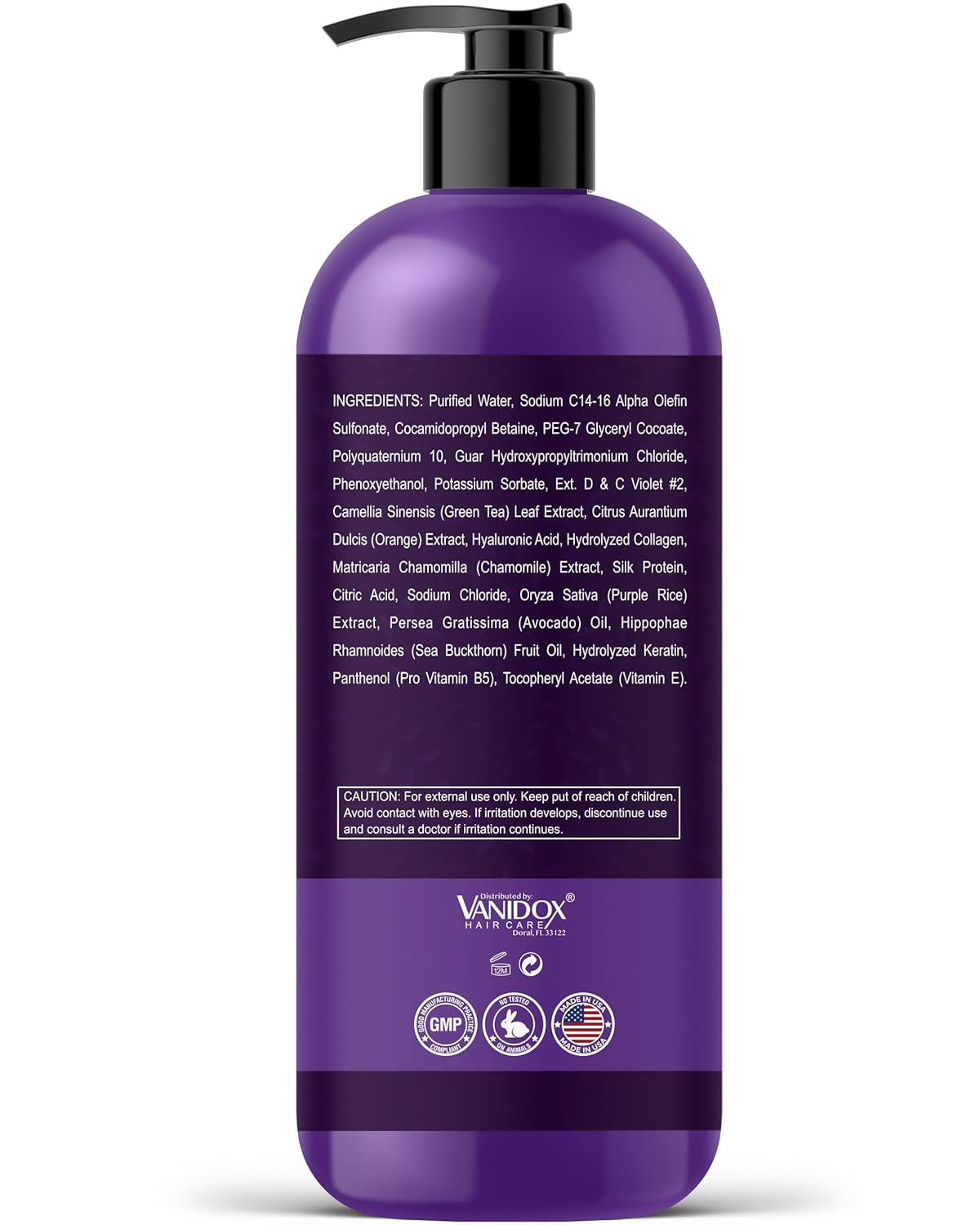 Sulfate-Free Purple Shampoo for Blondes, Highlights & Bleached Hair, 16oz